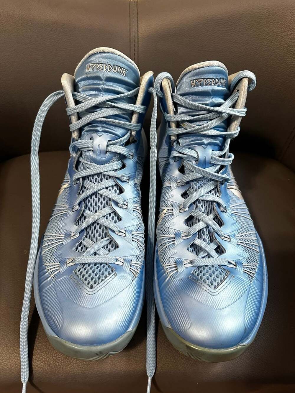 Nike Hyperdunk 2013 Basketball Shoes Light Blue Size 10